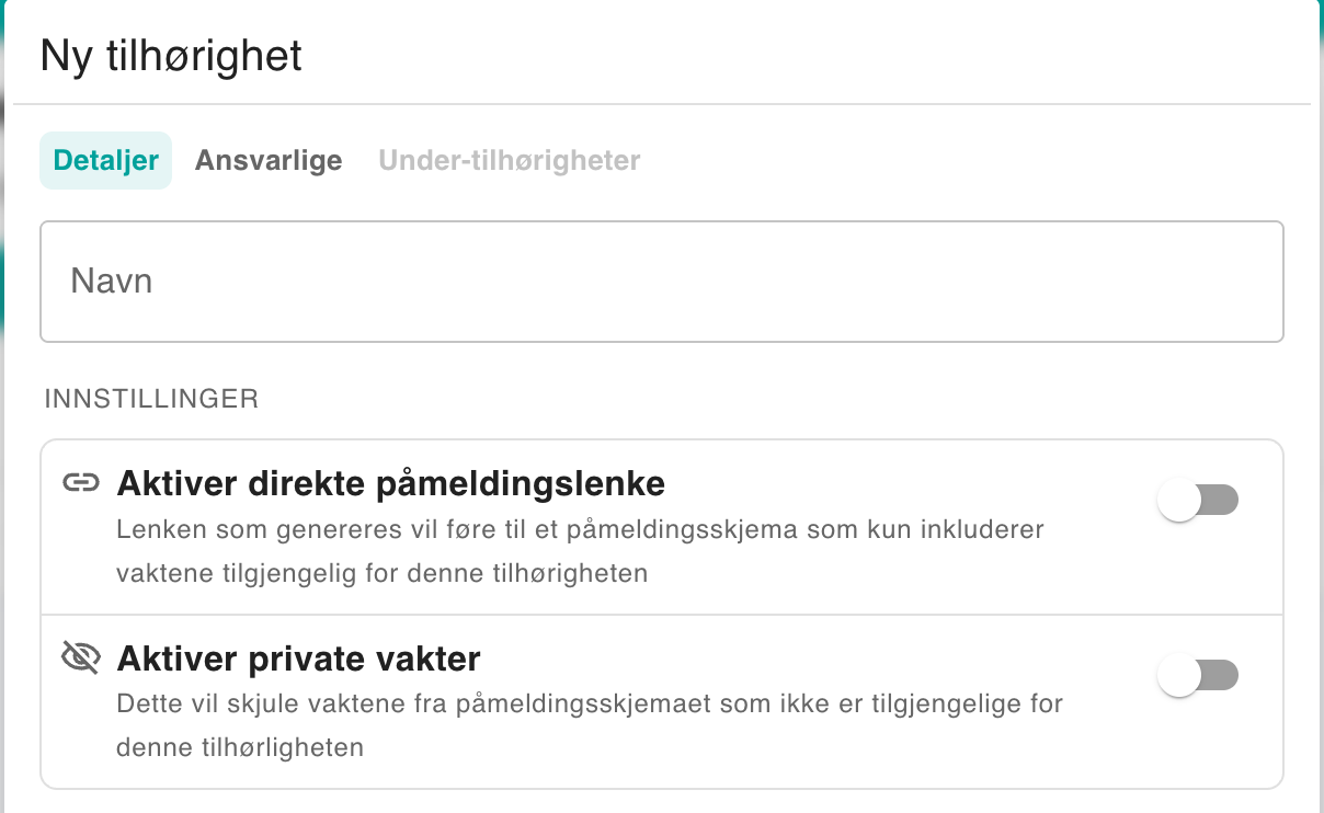 Dialogen Ny tilhørighet