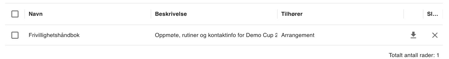 Dokumentlisten