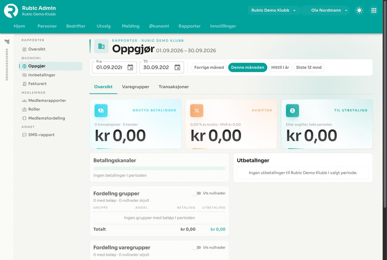 Oppgjørsrapporten